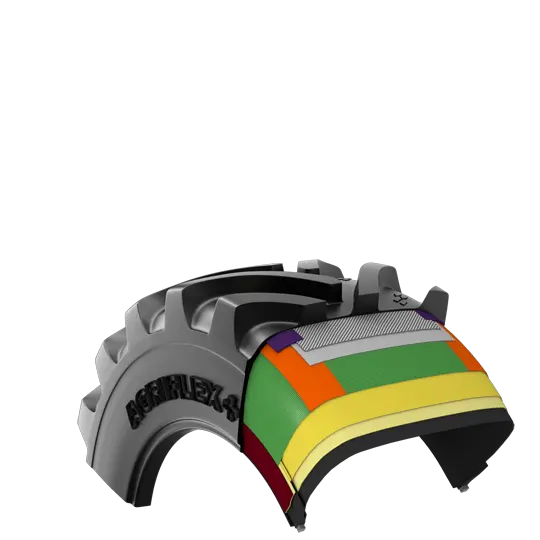 Шина для трактора 600/70R30 ШИНА CFO 174D TL STEEL BELTED(S) STUBBLE GUARD, VF 372