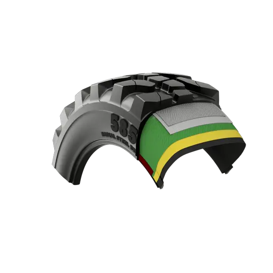 Шина для навантажувача 400/80R24IND (14.9R24IND) 162A8/162B TL STEEL BELTED(S) 585