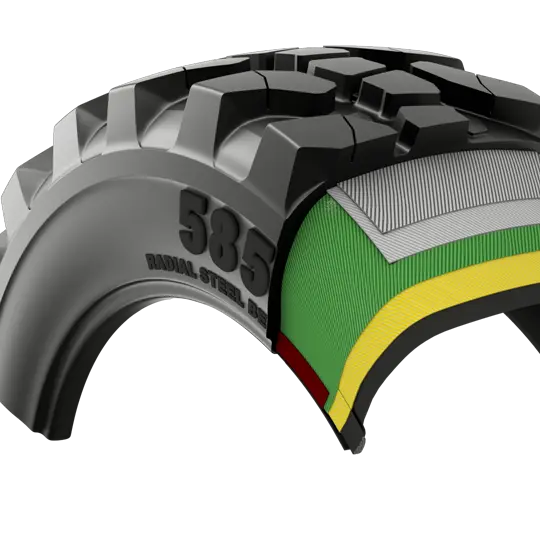 Шина для навантажувача 460/70R24 159A8/B TL STEEL BELTED(S) 585